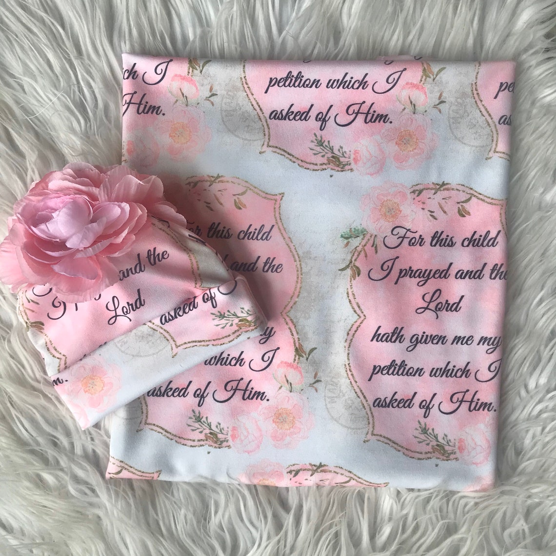 Swaddle Blanket and Set Photo Prop Baby Shower Gift Etsy