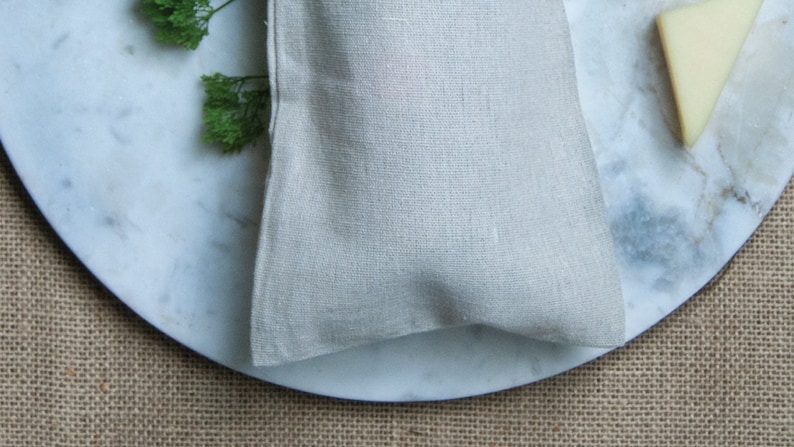 Linen Drawstring Wine Bag the holidays will be fine As long as I have wine
