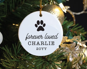 Forever Loved, Pet Keepsake Christmas Ornament
