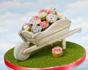 3D Gingerbread Wheelbarrow Cookie Cutter Set