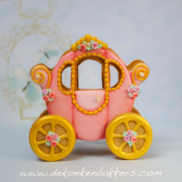 3D Princess Carriage Cookie Cutter Set