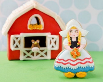 Dutch Farm Girl Cookie Cutter