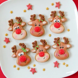 Reindeer Head Cookie Cutter | Fondant Cutter | Clay Cutter