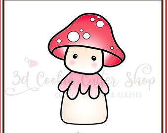 Mushroom Doll Cookie Cutter | Fondant Cutter | Clay Cutter