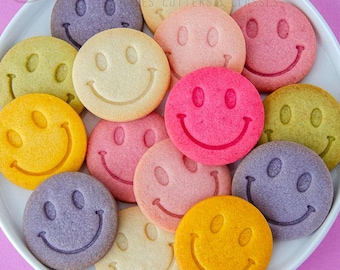 Smiley Cookie Cutter & Stamp | Biscuit - Fondant - Clay Cutter | Baker's Gift | Kids Treat | Keksausstecher | Emporte Piece