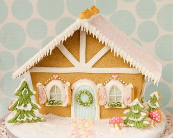 Gingerbread House (Chalet) Cookie Cutter Set | Clay House Cutter Set | Haus Ausstecher