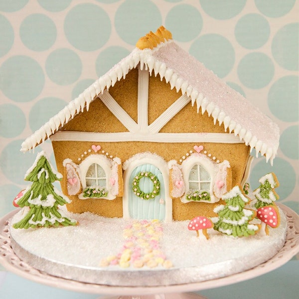 Set di stampini per biscotti Gingerbread House (Chalet).