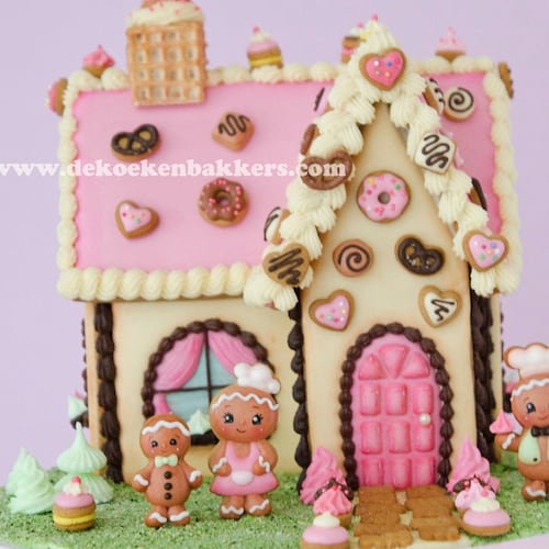 Gingerbread House cookie Jar Cookie Cutter Set Etsy