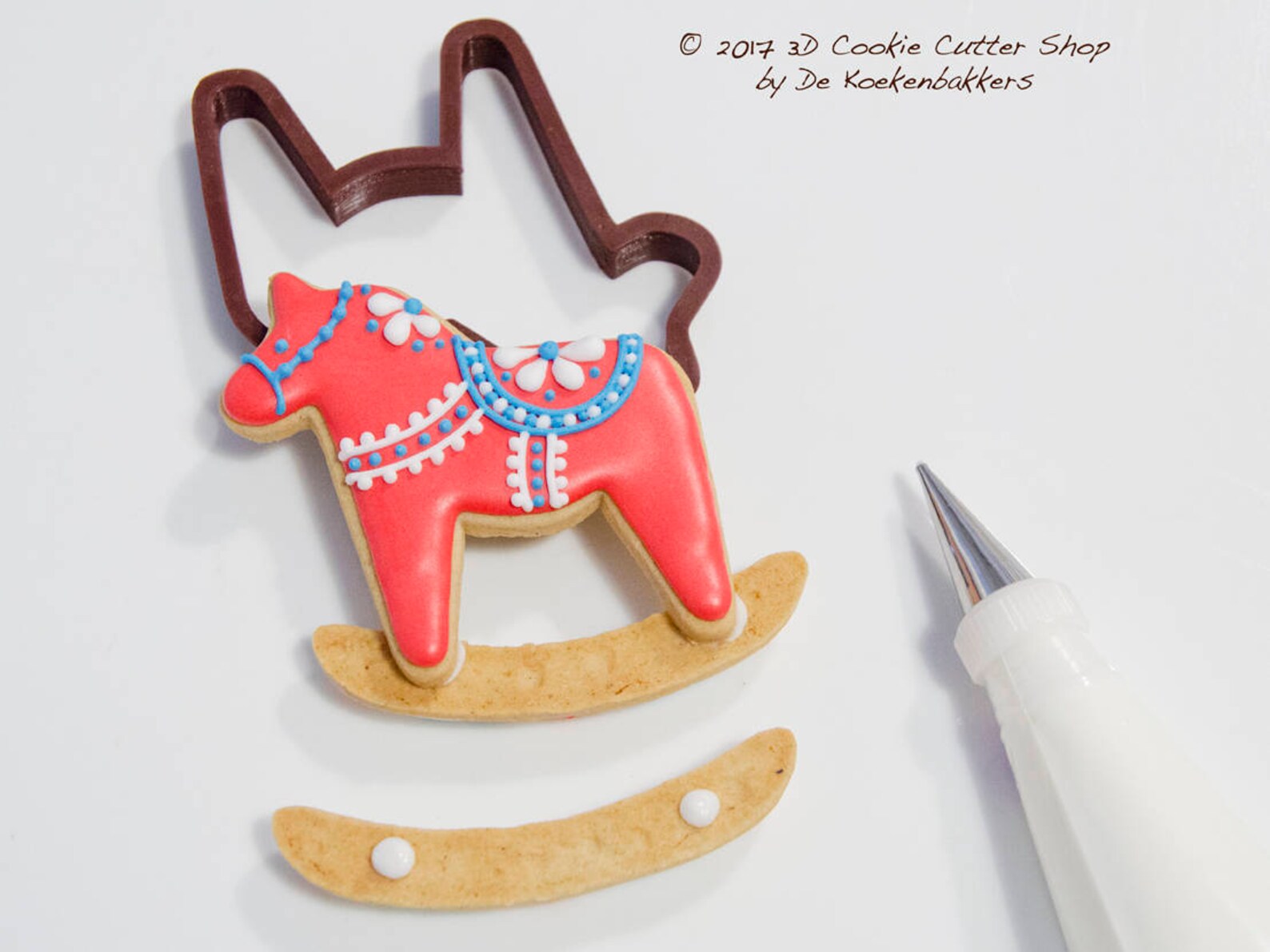 Rocking Dala Horse Cookie Cutter Set Etsy