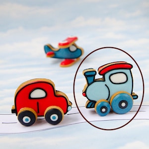 2D-Zug-Ausstechformen-Set | Keks-, Fondant- und Tonausstecher | Keksausstecher | Importstück