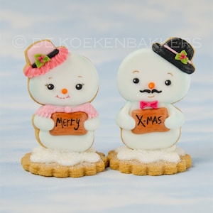 Snowman Cookie Cutter image 1