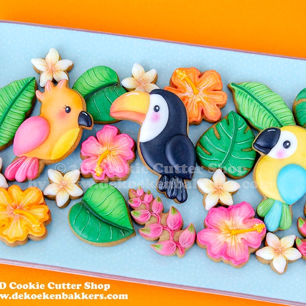 Tropical Birds Cookie Cutter Set