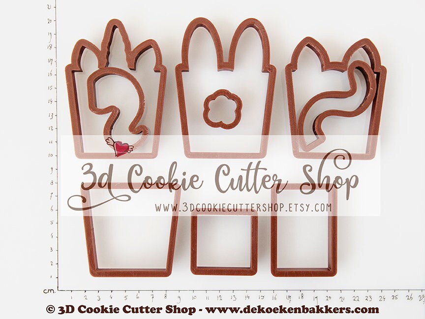 3D Animal Cookie Box Cutter Set Etsy