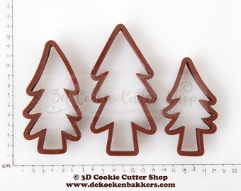 Pine Tree Cookie Cutter Set