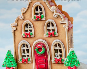 Gingerbread Shop / Canal House Cookie Cutter Set | Gingerbread House Kit | Clay House Cutter Set | Haus Ausstecher