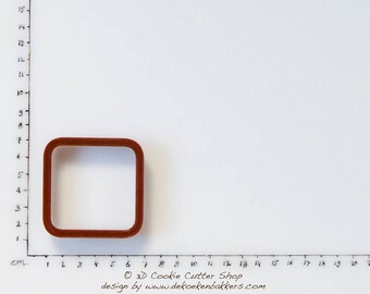 Square Cookie Cutter with rounded corners
