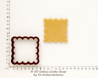 Scalloped Square Cookie Cutter