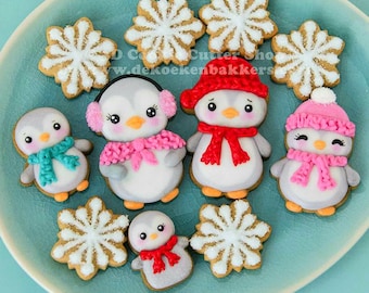 Penguin Family Cookie Cutter Set