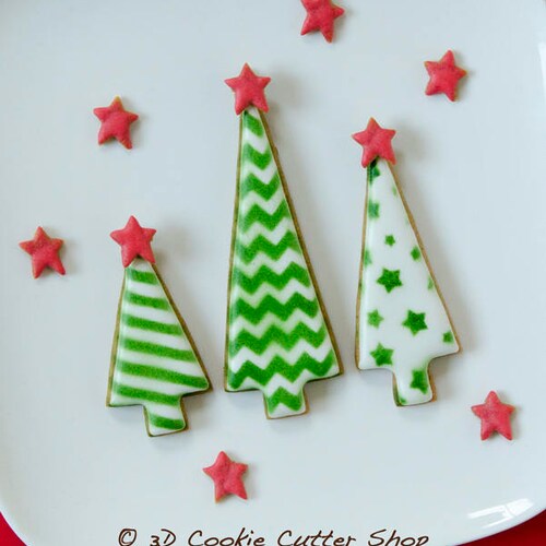 Pine Tree Cookie Cutter Ornament (Set of 4) main image 1
