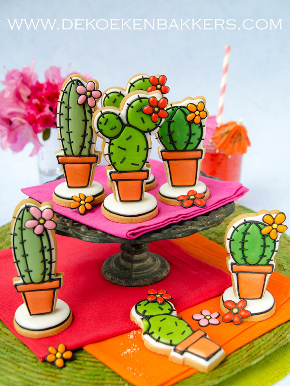 Cactus Cookie Cutter Set Etsy