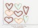 Rustic Hearts Cookie Cutter Set 