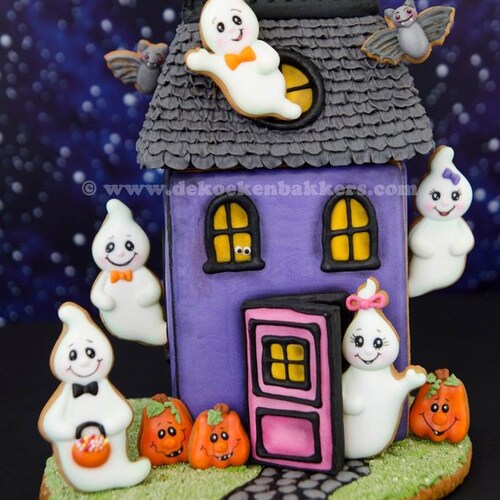 Gingerbread House cookie Jar Cookie Cutter Set Etsy