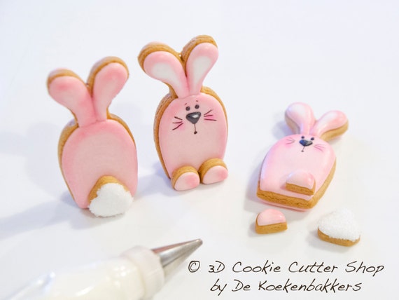 Easter Bunny Cookie Cutter Set, Easter Cookie Cutters 