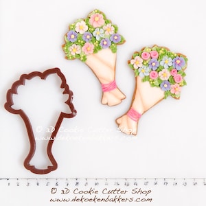 Rose Flower Cookie Fondant Cutter Set of 4 for Star Baker Gardener