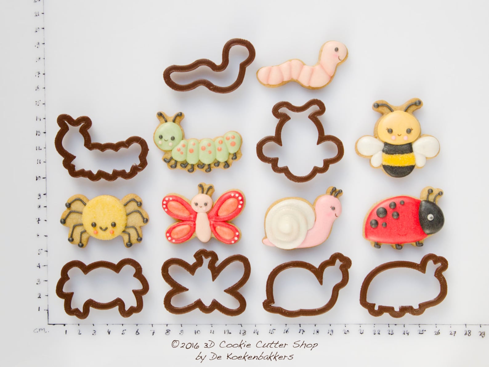 Bugs & Insects Mini Cookie Cutter Set Etsy