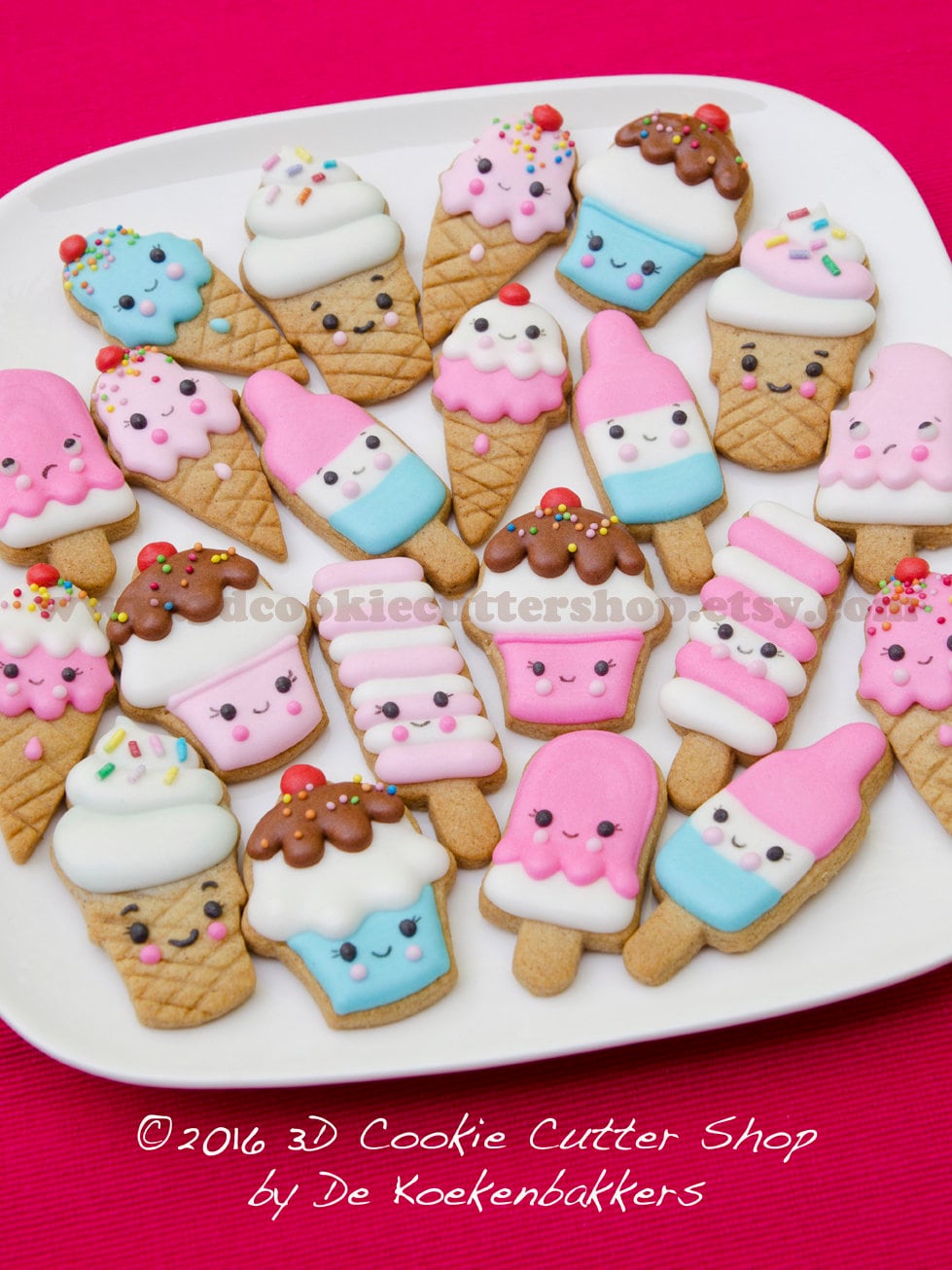 Ice Cream Cookie Cutter Set