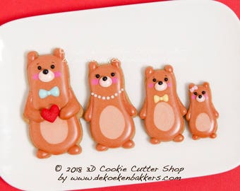 Nesting Bears Cookie Cutter Set
