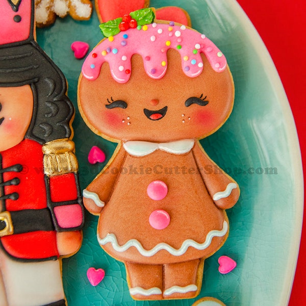 Christmas Gingerbread Girl Cookie Cutter