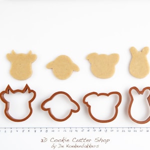 Farm Animal Cookie Cutter Set