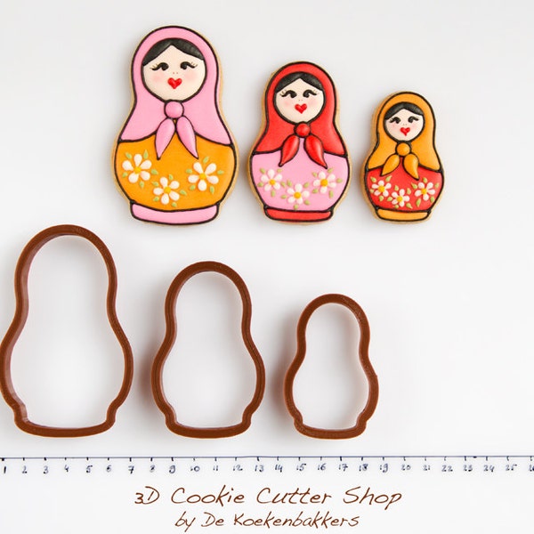 Matryoskha - Nesting Doll Cookie Cutter | Fondant Cutter | Clay Cutter