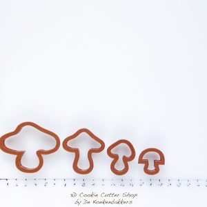 Toadstool Mini Cookie Cutter Set