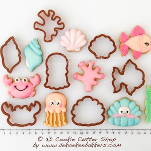 Under the Sea Mini Cookie Cutter Set