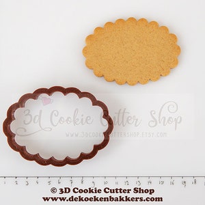 Scalloped Oval Cookie Cutter