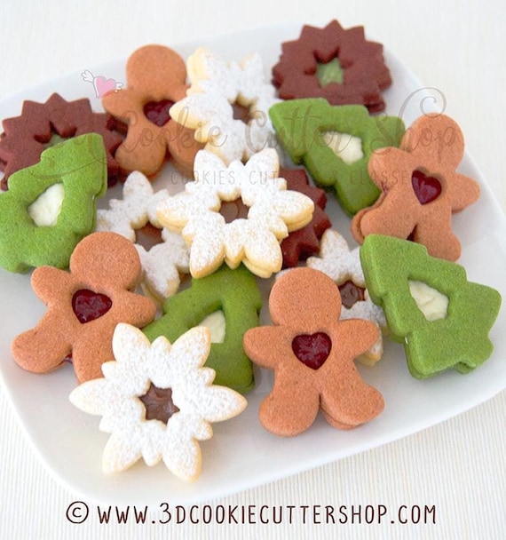 Stampini ad Espulsione per Biscotti di Natale - Set 3