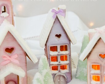 Small Gingerbread House #3 Cookie Cutter Set | Clay House Cutter Set | Haus Ausstecher