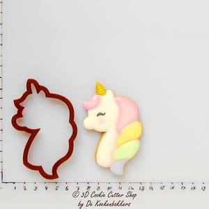 Unicorn Head Cookie Cutter