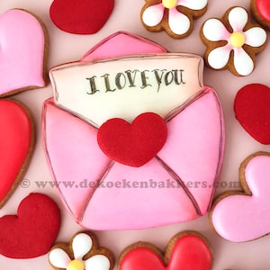 Love Letter & Heart Cookies