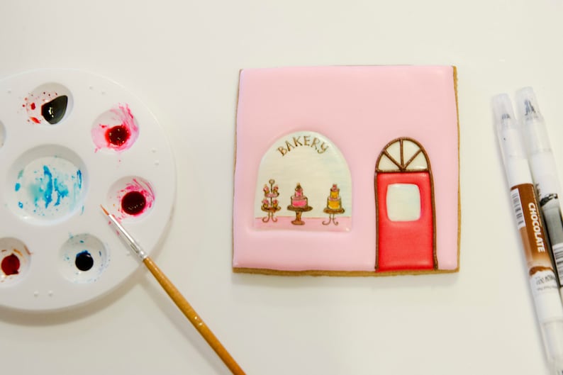 Gingerbread House cookie Jar Cookie Cutter Set Etsy