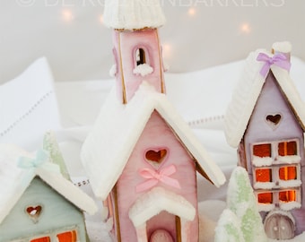 Gingerbread Church Cookie Cutter Set | Clay House Cutter Set | Haus Ausstecher
