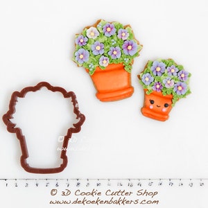 Pot of Flowers Cookie Cutter