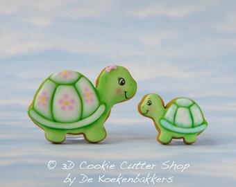 Turtle Cookie Cutter Set | Fondant Cutters | Clay Cutters