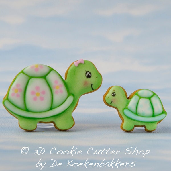 Turtle Cookie Cutter Set | Fondant Cutters | Clay Cutters