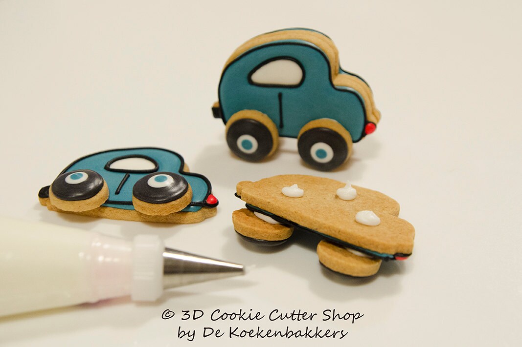 3D CAR Cookie Cutter Set Etsy