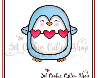 Penguin Cookie Cutter | Fondant Cutter | Clay Cutter | Ausstecher