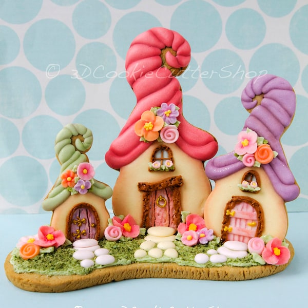 Fairy House Cookie Cutter | Fondant Cutter | Clay Cutter