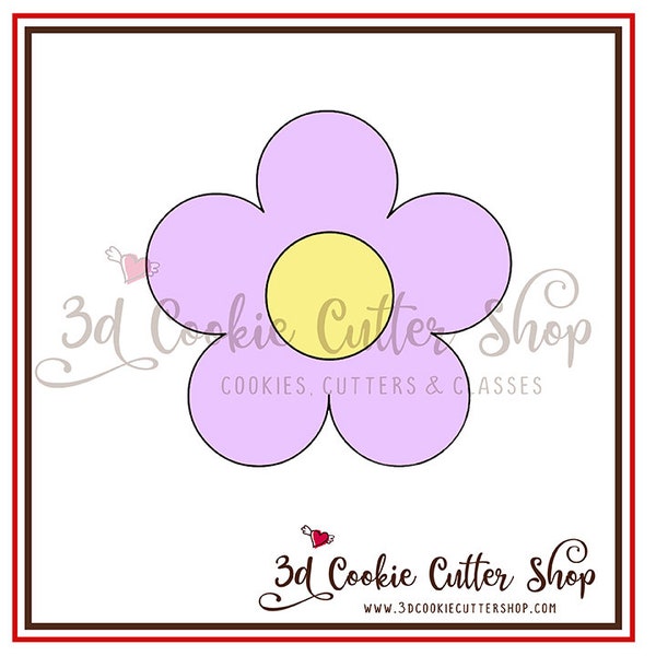 Five Petal Flower Cookie Cutter | Biscuit - Fondant - Clay Cutter | Spring Flower | Mother's Day Gift